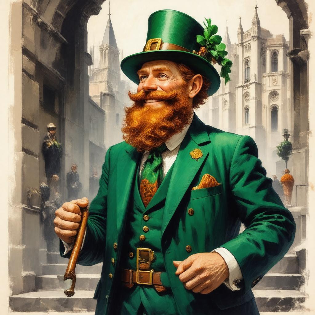 Notre Dame Leprechaun